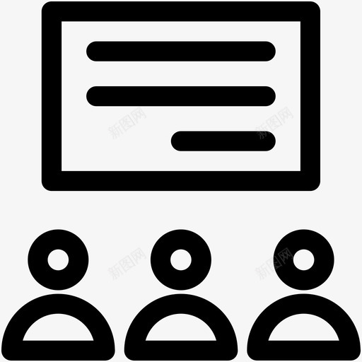教室学生听图标svg_新图网 https://ixintu.com 人群 假期 听 学校和教育可爱的图标 学生 工作 教室 礼堂 考试
