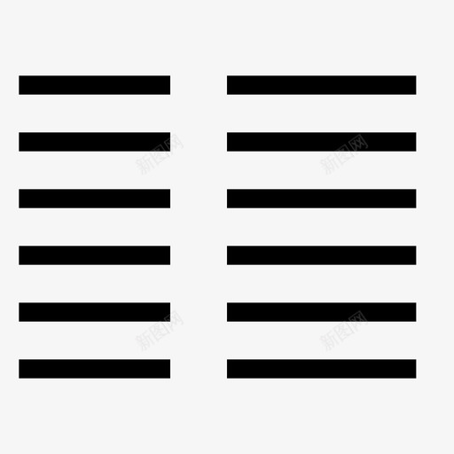 列内容布局图标svg_新图网 https://ixintu.com 内容 列 布局 文本 段落 点