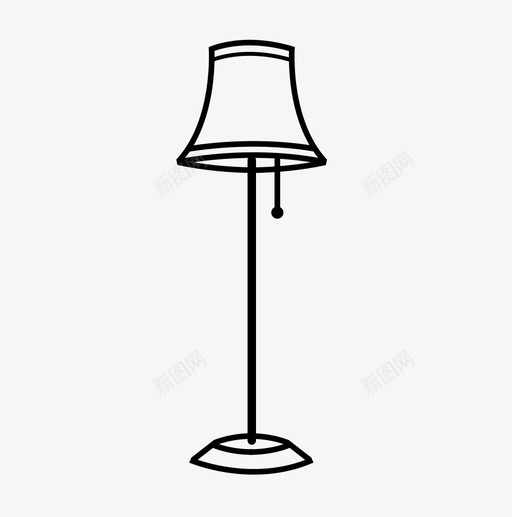 灯家具灯罩图标svg_新图网 https://ixintu.com 家具 灯 灯罩