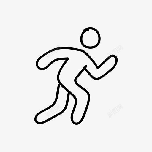 跑步人跑步者图标svg_新图网 https://ixintu.com 人 跑步 跑步者 运动