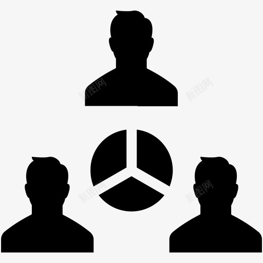 结构社区人员图标svg_新图网 https://ixintu.com 人员 共享 社区 组第2卷 结构 统计 饼图