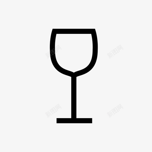 酒杯圣杯晚餐图标svg_新图网 https://ixintu.com 圣杯 晚餐 酒杯 高脚杯