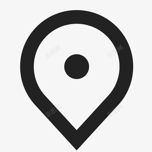 地图标记地标位置svg_新图网 https://ixintu.com 位置 地图标记 地标 销
