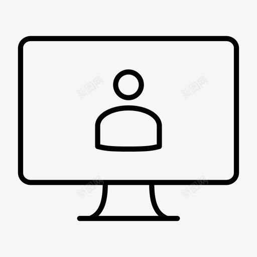 用户监视器计算机屏幕显示计算机图标svg_新图网 https://ixintu.com pc监视器 个人计算机 屏幕通知 显示计算机 用户监视器 监视器 计算机屏幕