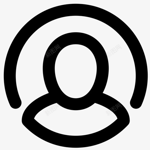 用户头像客户端图标svg_新图网 https://ixintu.com 96x96像素完美 个人 头像 客户 客户端 应用程序界面48x48 用户