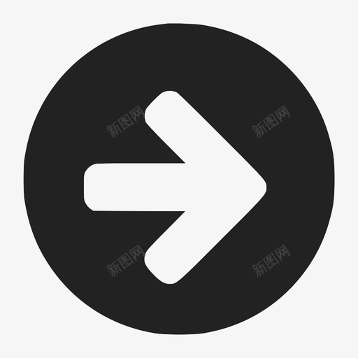 右箭头导航位置图标svg_新图网 https://ixintu.com 位置 前方 右箭头 导航 快速 拐角 方向 继续 转弯