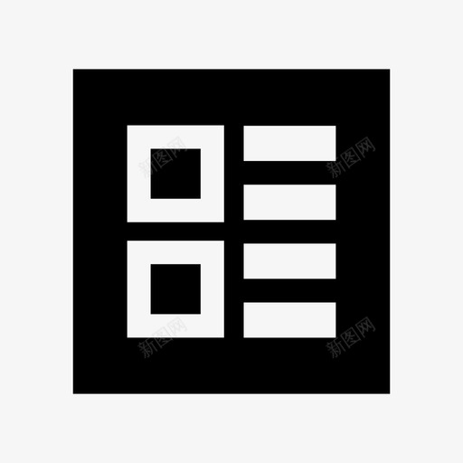 列表筛选库图标svg_新图网 https://ixintu.com 列表 库 筛选 筛选视图输出 菜单 视图