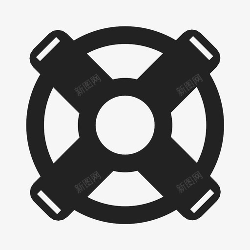 救生圈海船图标svg_新图网 https://ixintu.com 夏天 救生圈 旅行 海 船