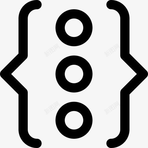 代码括号编码脚本图标svg_新图网 https://ixintu.com cutiecons32px网格2px笔划 代码括号 源代码 编码 脚本