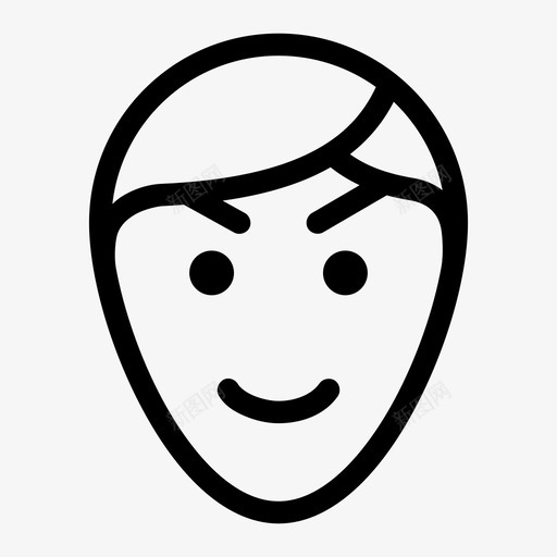 邪恶情感面子图标svg_新图网 https://ixintu.com 情感 策略 诡计 邪恶 面子