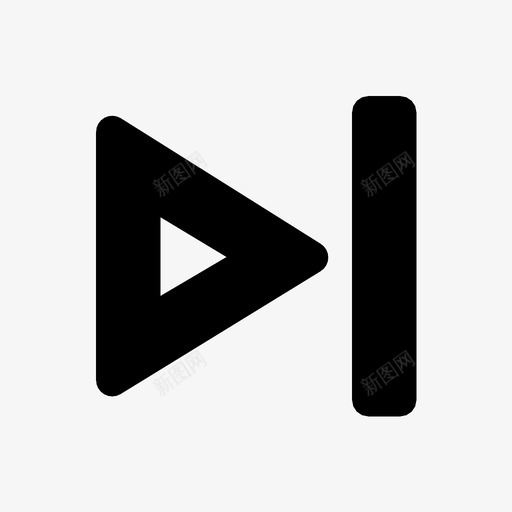 播放器向前跳音频控制图标svg_新图网 https://ixintu.com 控制 播放器向前跳 音频
