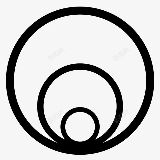 宁静层向上修剪图标svg_新图网 https://ixintu.com 修剪 同心圆 同心圆层 向上 宁静层 悸动 成长 无线 爆发 跳动