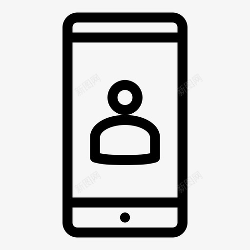 移动电话用户手机iphone图标svg_新图网 https://ixintu.com iphone 手机 技术 智能手机 移动电话用户 触摸屏