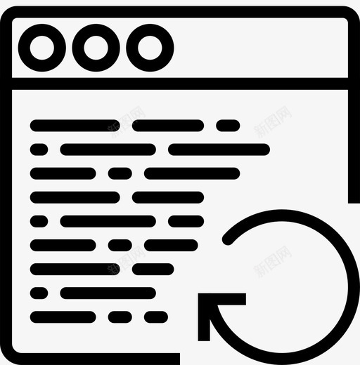 刷新浏览器市场营销搜索引擎优化图标svg_新图网 https://ixintu.com smashicons搜索引擎优化分析大纲 刷新浏览器 市场营销 搜索引擎优化 网络