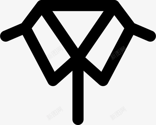 领商务经典图标svg_新图网 https://ixintu.com 商务 时尚 绅士 经典 衬衫 领
