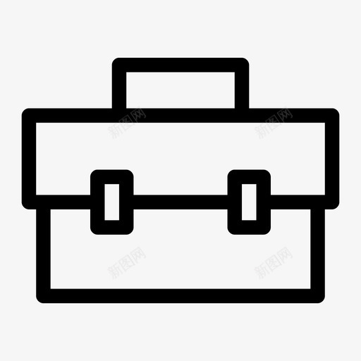 公文包包钱包图标svg_新图网 https://ixintu.com 公文包 办公室 包 工作 钱包