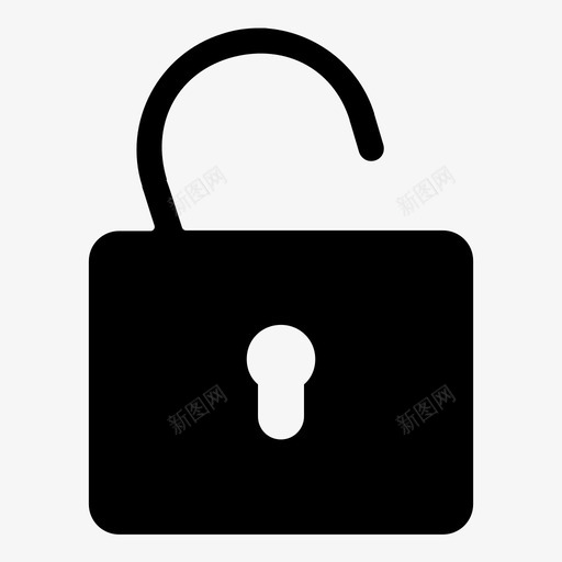 开锁钥匙保护图标svg_新图网 https://ixintu.com 保安 保护 安全 开锁 钥匙
