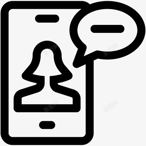 视频通话聊天手机图标svg_新图网 https://ixintu.com 婚礼和情人节可爱的图标 手机 爱情 聊天 视频会议 视频聊天 视频通话