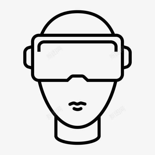 虚拟现实360视频增强现实图标svg_新图网 https://ixintu.com 360视频 人脸 增强现实 虚拟现实 虚拟现实护目镜 虚拟现实耳机