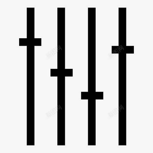 滑块选项首选项图标svg_新图网 https://ixintu.com 控制面板设置首选项 滑块 设置 设置菜单 选项 首选项