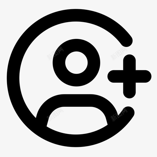 添加人员医生朋友图标svg_新图网 https://ixintu.com 人员 医生 朋友 添加人员 用户