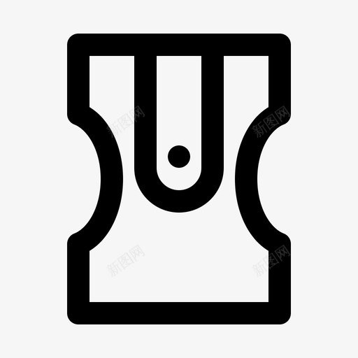 卷笔刀商务桌面图标svg_新图网 https://ixintu.com 办公室 卷笔刀 商务 文具 桌面 设备