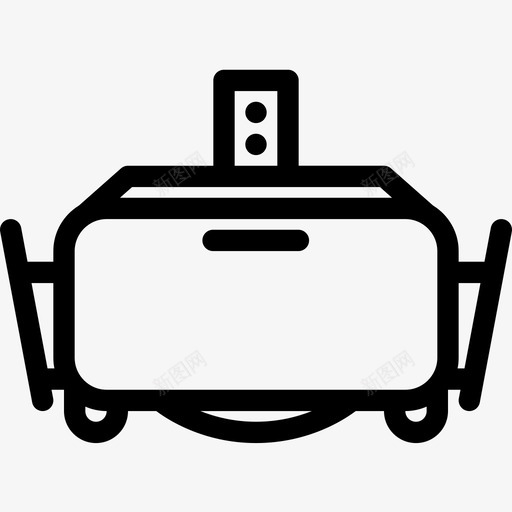 虚拟现实头盔游戏聚会图标svg_新图网 https://ixintu.com 游戏 游戏大纲 聚会 虚拟现实头盔 视频游戏