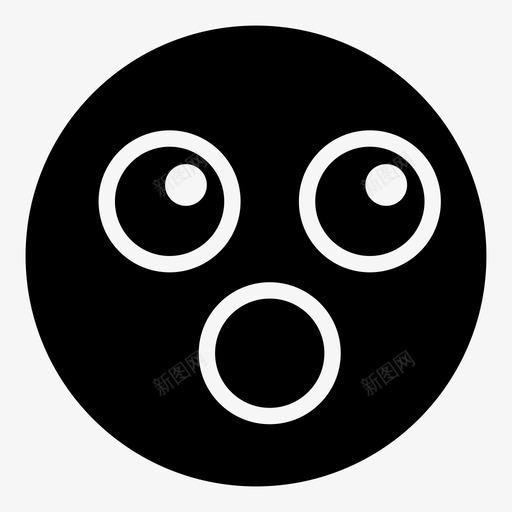 惊喜微笑圆图标svg_新图网 https://ixintu.com 嘴 圆 声音 大眼睛 头 宝贝 微笑 快乐 惊喜 脸