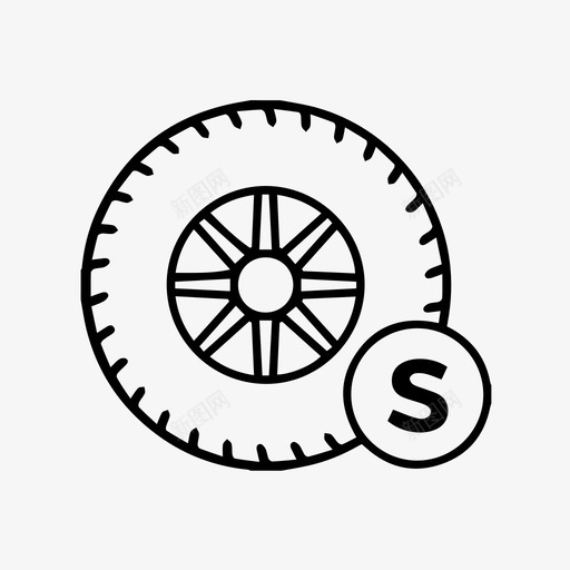 stepney汽车备件图标svg_新图网 https://ixintu.com stepney 备件 斯蒂芬尼 汽车 汽车配件 轮胎