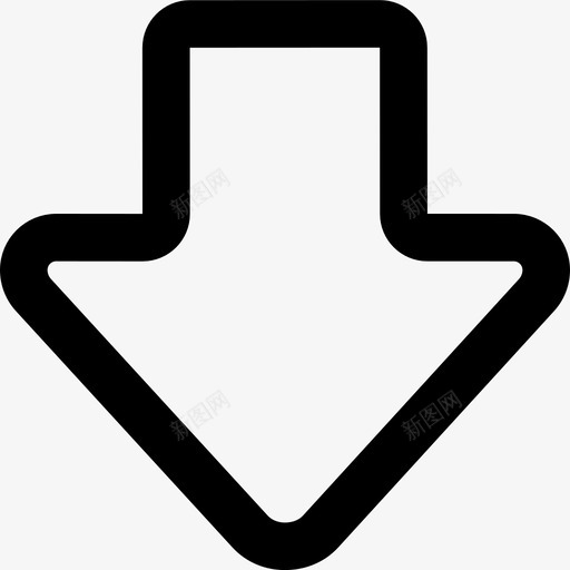 胖箭头底部方向向下图标svg_新图网 https://ixintu.com 剪切一组可爱的线条图标 向下 导航 方向 胖箭头底部 非常适合用户界面和基于24x24像素网格的功能图形 风格独特