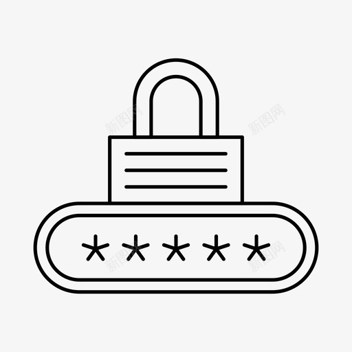 身份验证密钥密码图标svg_新图网 https://ixintu.com 安全 密码 密钥 身份验证