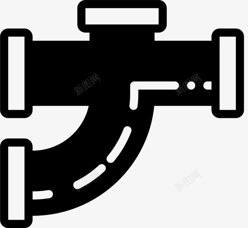 弯管建筑施工图标svg_新图网 https://ixintu.com 工具 建筑 弯管 施工 粉碎图标建筑实体