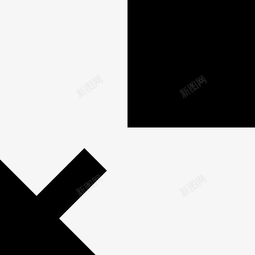 调整大小箭头缩放图标svg_新图网 https://ixintu.com 工具 左下 箭头 缩放 调整大小