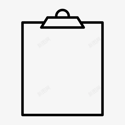 剪贴板精简页面纸张图标svg_新图网 https://ixintu.com 剪贴板变体 剪贴板精简 变体 纸张 页面
