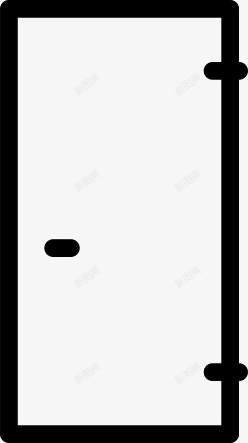 门闭门门道图标svg_新图网 https://ixintu.com 入口 出口 家 门 门道 闭门