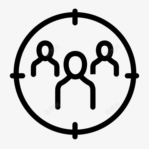 目标受众客户用户目标图标svg_新图网 https://ixintu.com 客户 搜索引擎优化 用户目标 目标受众