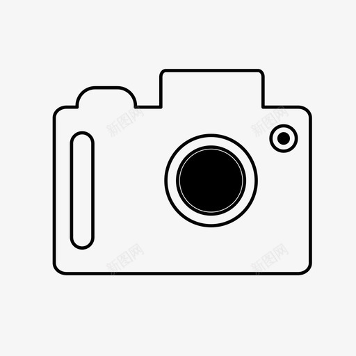 照相机假日照片图标svg_新图网 https://ixintu.com 假日 图片 夏季 暑假图标集 照片 照相机