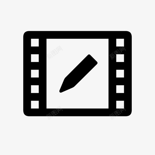 电影编辑剪辑电影图标svg_新图网 https://ixintu.com 剪辑 电影 电影编辑 视频