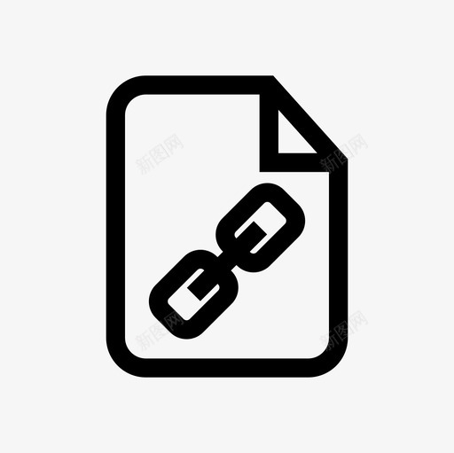 文件链接连接文件超链接图标svg_新图网 https://ixintu.com 文件和文件夹填充图标集 文件链接 超链接 连接文件 链接文件