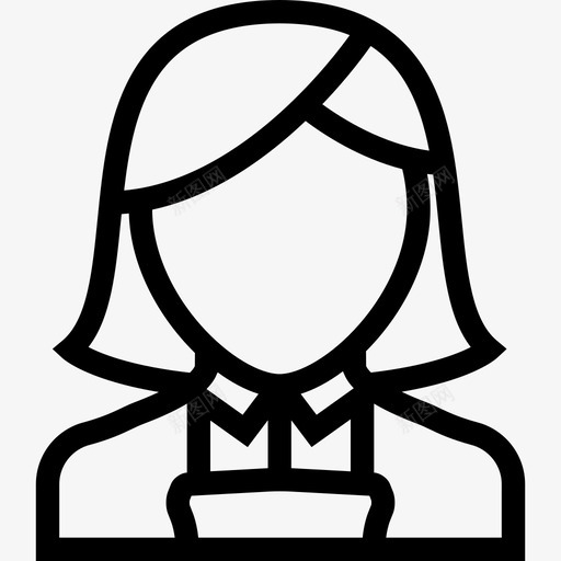 女佣清洁女士图标svg_新图网 https://ixintu.com 努力工作大纲 女人 女佣 女士 工作 服务 清洁 职业