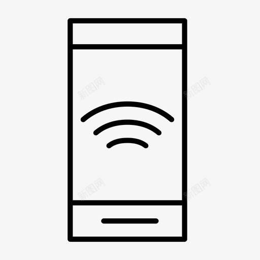 移动wifi电话信号图标svg_新图网 https://ixintu.com 信号 智能 机场 电话 移动wifi
