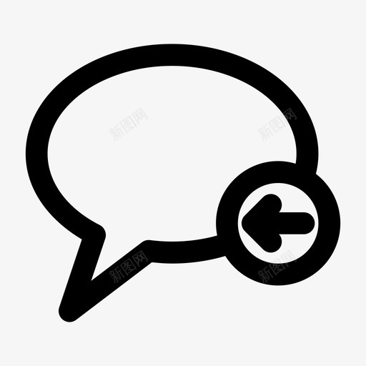导入聊天泡泡聊天应用程序会话图标svg_新图网 https://ixintu.com 会话 导入聊天泡泡 网络 聊天 聊天应用程序 聊天气泡 语音气泡