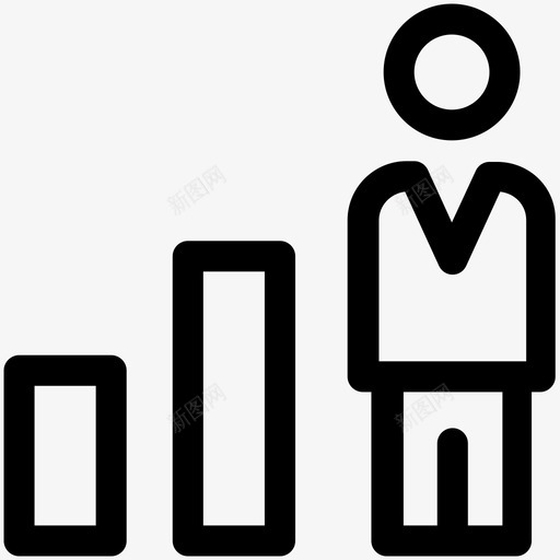 晋升流动进步图标svg_新图网 https://ixintu.com 事业 人力资源可爱的图标 工作晋升 徽章 放牧 晋升 殴打 流动 爆发 进步