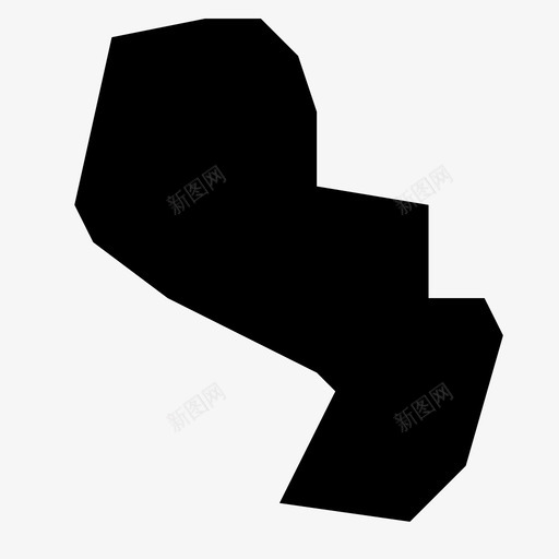 巴拉圭美洲国家图标svg_新图网 https://ixintu.com 世界地图字形 南部 国家 地图 巴拉圭 美洲