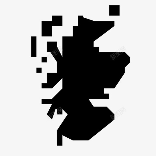 苏格兰国家欧洲图标svg_新图网 https://ixintu.com 世界地图字形 国家 地图 欧洲 苏格兰 英国