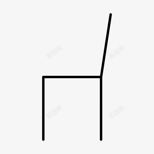 椅子氛围建筑图标svg_新图网 https://ixintu.com 室内 家具 建筑 最小家具 椅子 氛围
