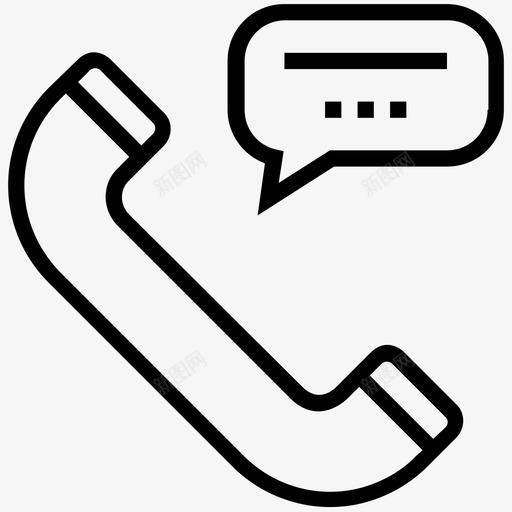 电话帮助热线热线图标svg_新图网 https://ixintu.com 帮助热线 接收器 热线 电信 电话 网络和通信