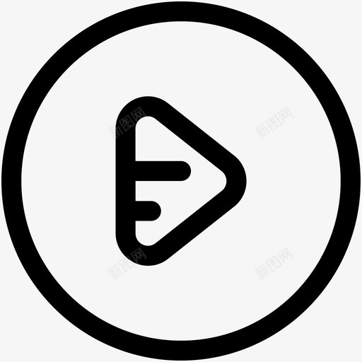 播放按钮网页和用户界面可爱的图标svg_新图网 https://ixintu.com 播放按钮 网页和用户界面可爱的图标