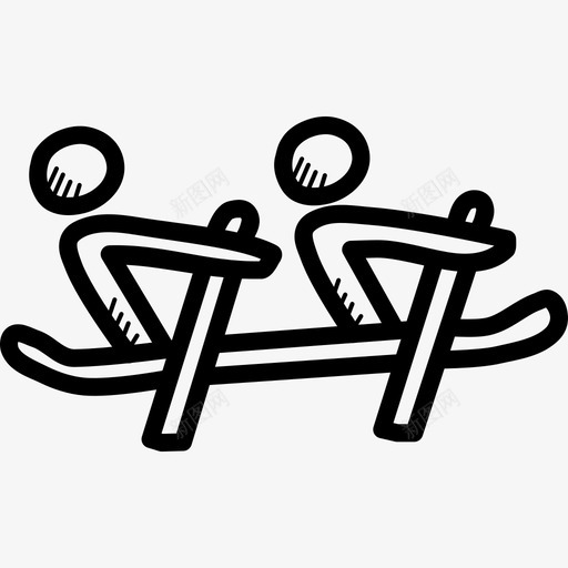划船奥运会划桨图标svg_新图网 https://ixintu.com 划桨 划船 奥运会 奥运涂鸦 水