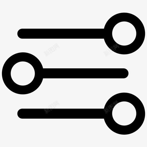 设置手柄机构图标svg_新图网 https://ixintu.com 手柄 机构 档位设置 设置 调谐 选项